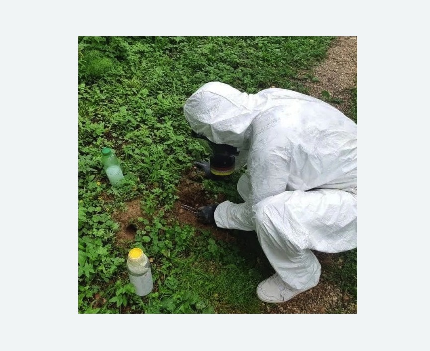 уничтожение кротов на участке в Левобережном районе Москвы